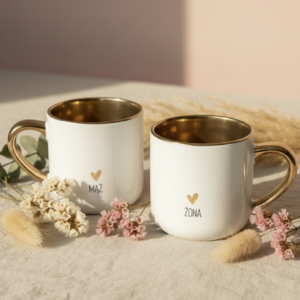 zestaw kubków na ślub