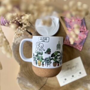 Kubek z nadrukiem humorem dla miłośnika roślin - prezent dla kolekcjonera ogrodnika na parapetówkę 330 ml