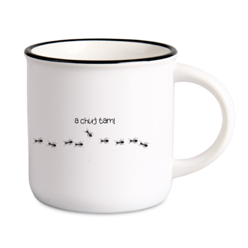 śmieszny kubek z nadrukiem