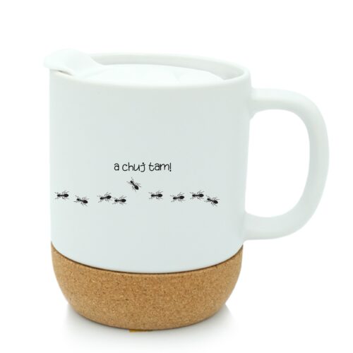 kubek a chuj tam z nadrukiem