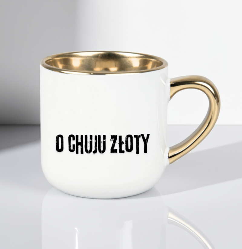 kubek o chuju złoty