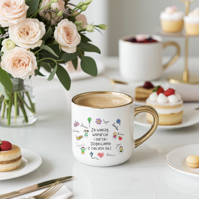 Kubek dla nauczyciela, wychowawcy, Dzień Nauczyciela 400 ml- idealny pełen emocji upominek PREZENT - personalizacja