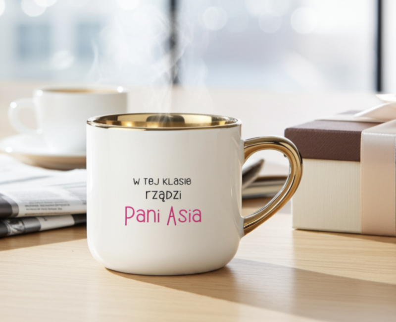 Kubek dla nauczyciela, wychowawcy, Dzień Nauczyciela - idealny pełen emocji upominek - personalizacja