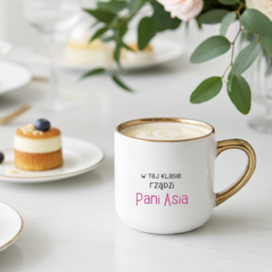 Kubek dla nauczyciela, wychowawcy, Dzień Nauczyciela - idealny pełen emocji upominek - personalizacja