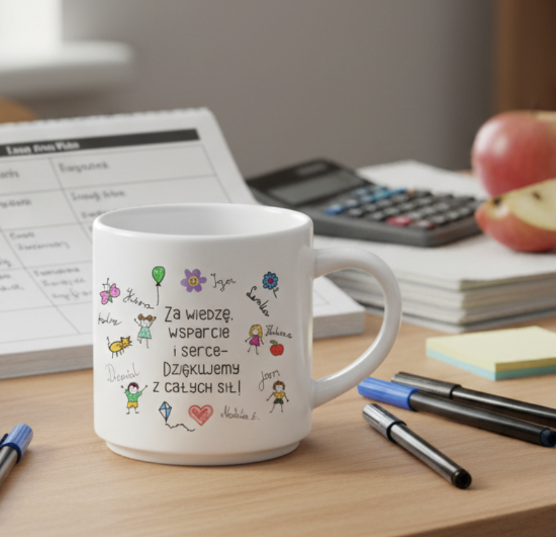 prezent na Dzień Nauczyciela