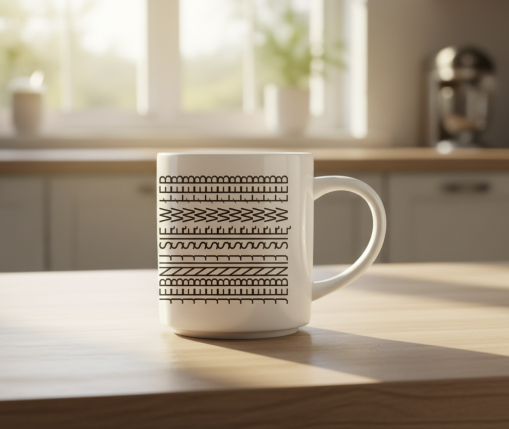 kubek z ukrytym napisem