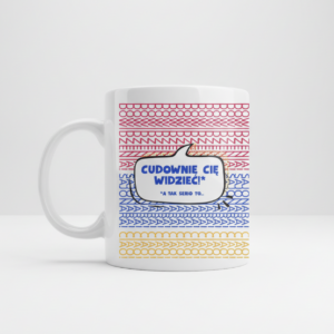 kubek z ukrytym napisem