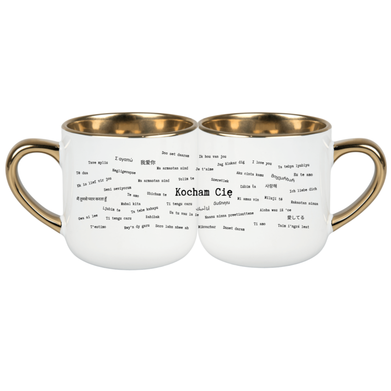 kubek z napisem kocham cię