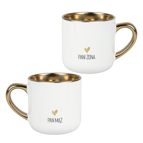 zestaw kubków na ślub