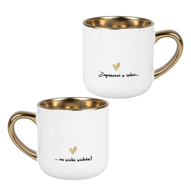 zestaw kubków na ślub