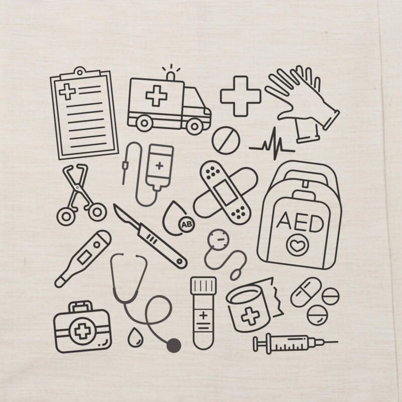 Torba dla pielęgniarki, położnej, lekarki - do pracy, praktyczna, stylowa, idealna na prezent!