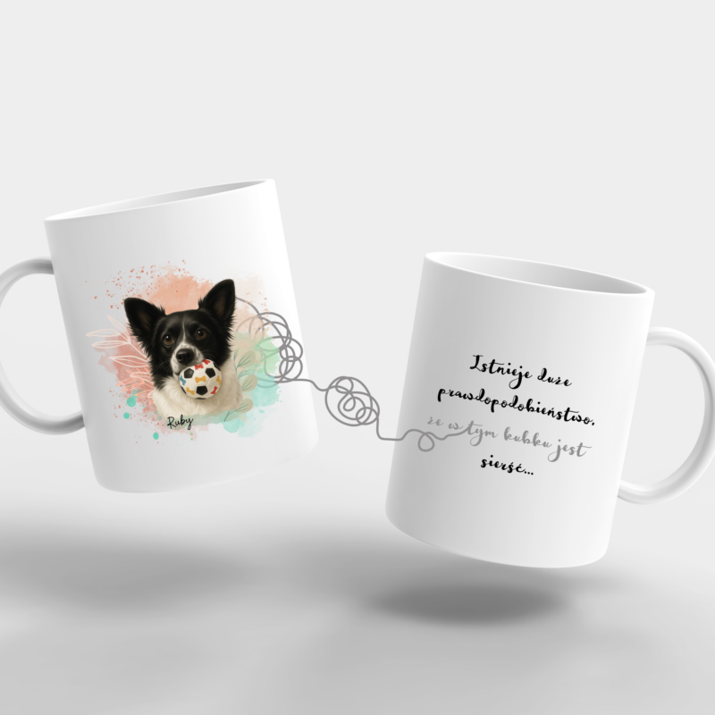 kubek personalizowany ze zwierzakiem