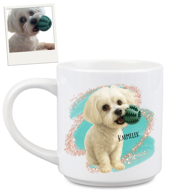 kubek personalizowany ze zwierzakiem