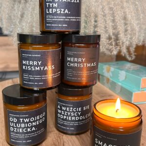 Świeczki sojowe zapachowe w różnych zapachach