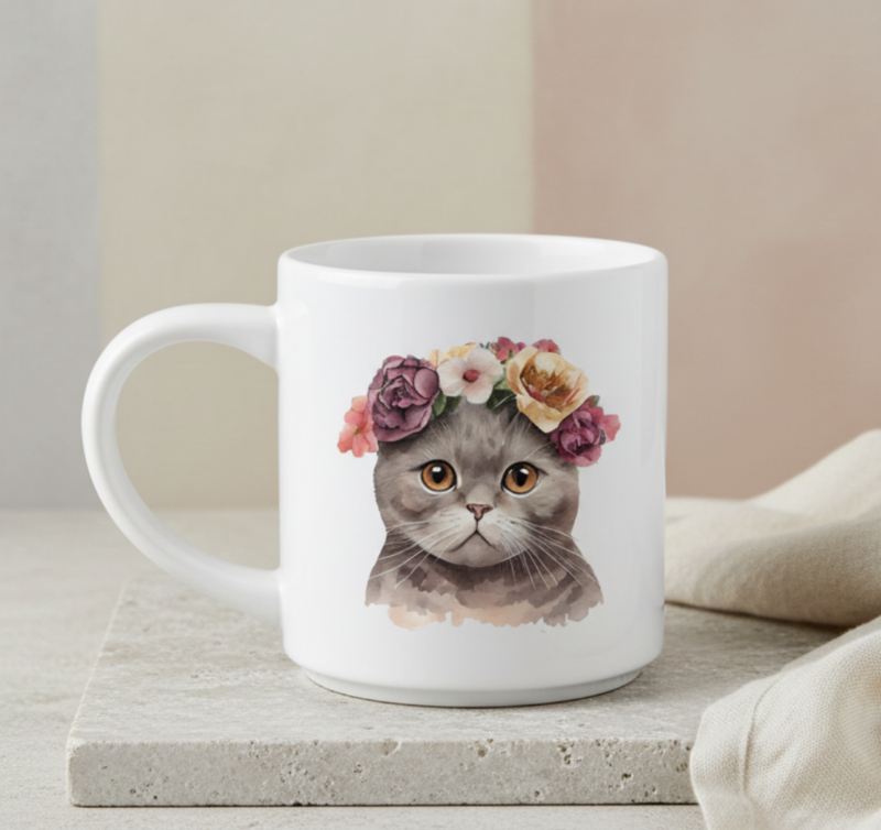 kubek personalizowany ze zwierzakiem 330 ml