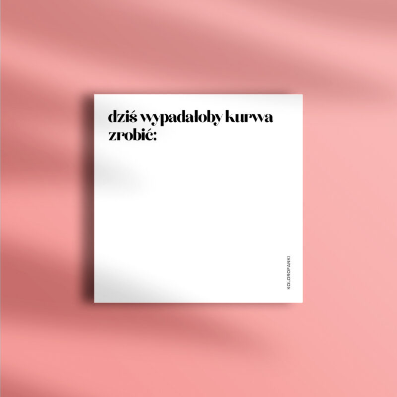 karteczki do notowania