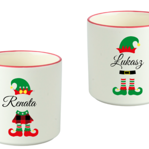 zestaw personalizowanych kubków