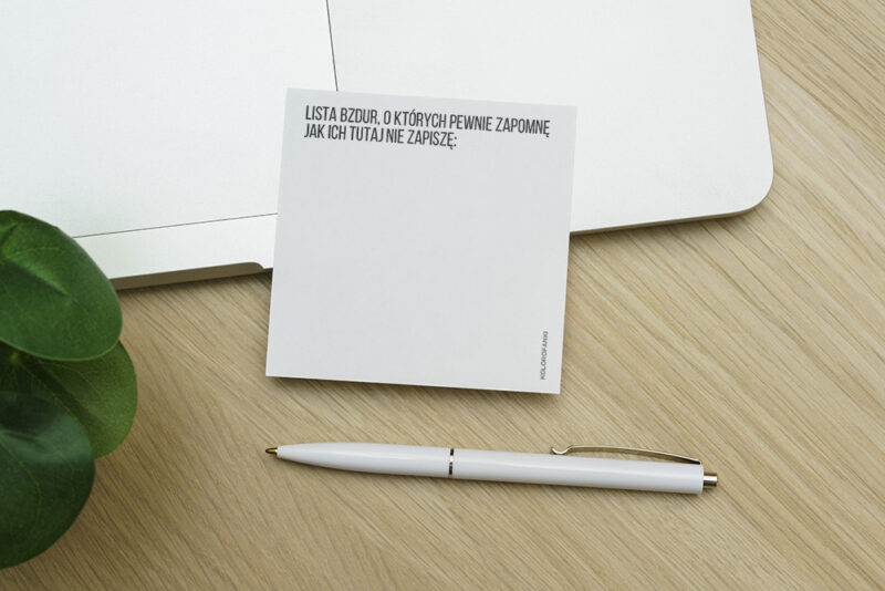 karteczki do notowania