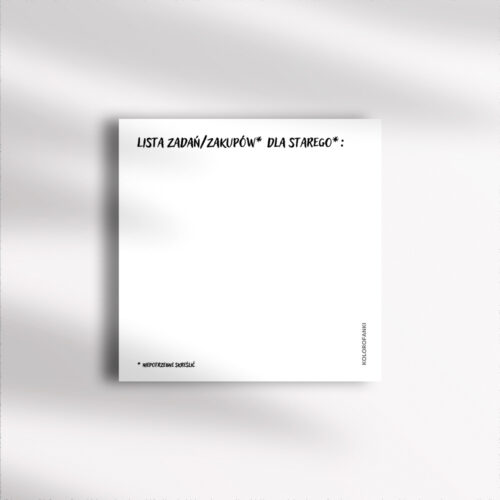 karteczki do notowania