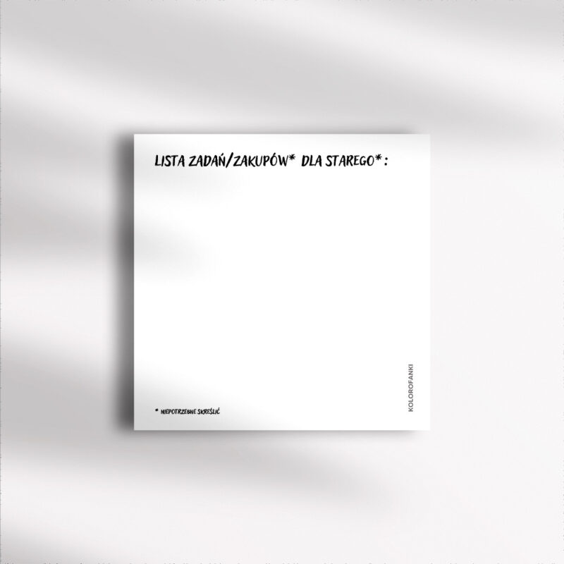 karteczki do notowania