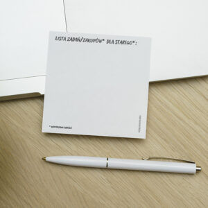 karteczki do notowania