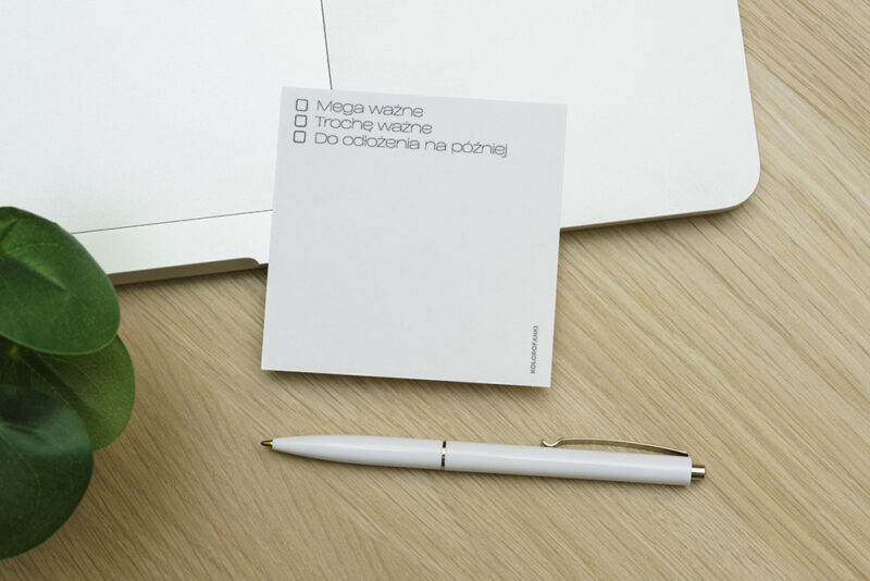 karteczki do notowania