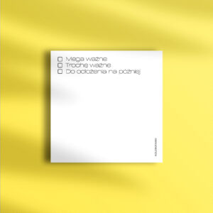 karteczki do notowania