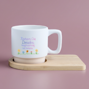 Prezent dla Dziadka / prezent na Dzień Babci i Dziadka filiżanka z podstawkiem 290 ml