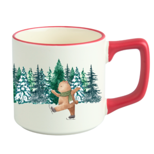 Kubek świąteczny do pracy 330 ml – biały kubek ceramiczny z nadrukiem | LOCO