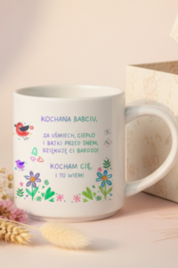 Kubek z miłym przesłaniem dla babci