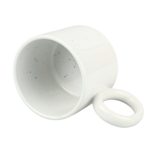 Kubek motywacyjny 400 ml nakrapiany - kubek z napisem motywacyjnym do pracy - biały/żółty/różowy/niebieski