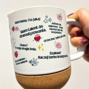 Zabawny kubek zajebistości 300 ml - Śmieszny prezent dla niej, dla niego