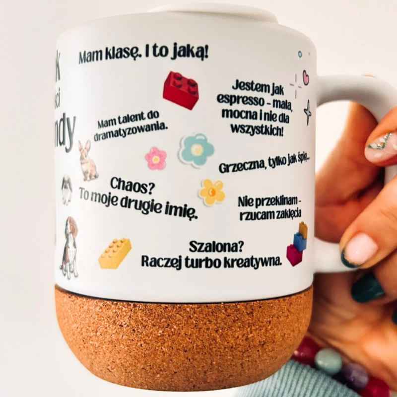 Zabawny kubek zajebistości 300 ml - Śmieszny prezent dla niej, dla niego