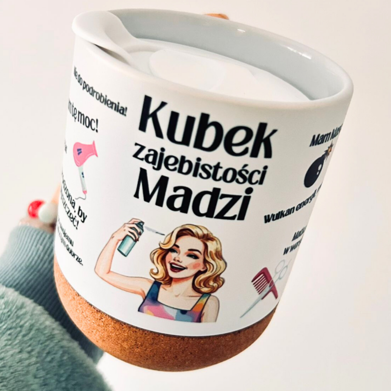 Zabawny kubek zajebistości 300 ml - Śmieszny prezent dla niej, dla niego