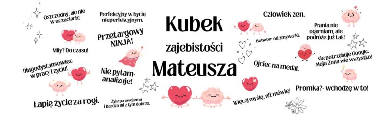 Zabawny kubek zajebistości 300 ml - Śmieszny prezent dla niej, dla niego