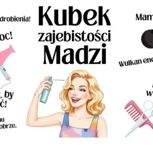 Zabawny kubek zajebistości 300 ml - Śmieszny prezent dla niej, dla niego