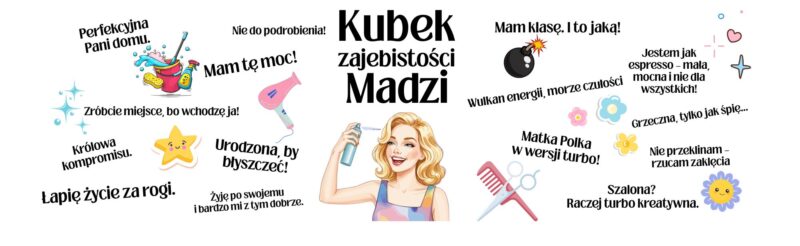 Zabawny kubek zajebistości 300 ml - Śmieszny prezent dla niej, dla niego