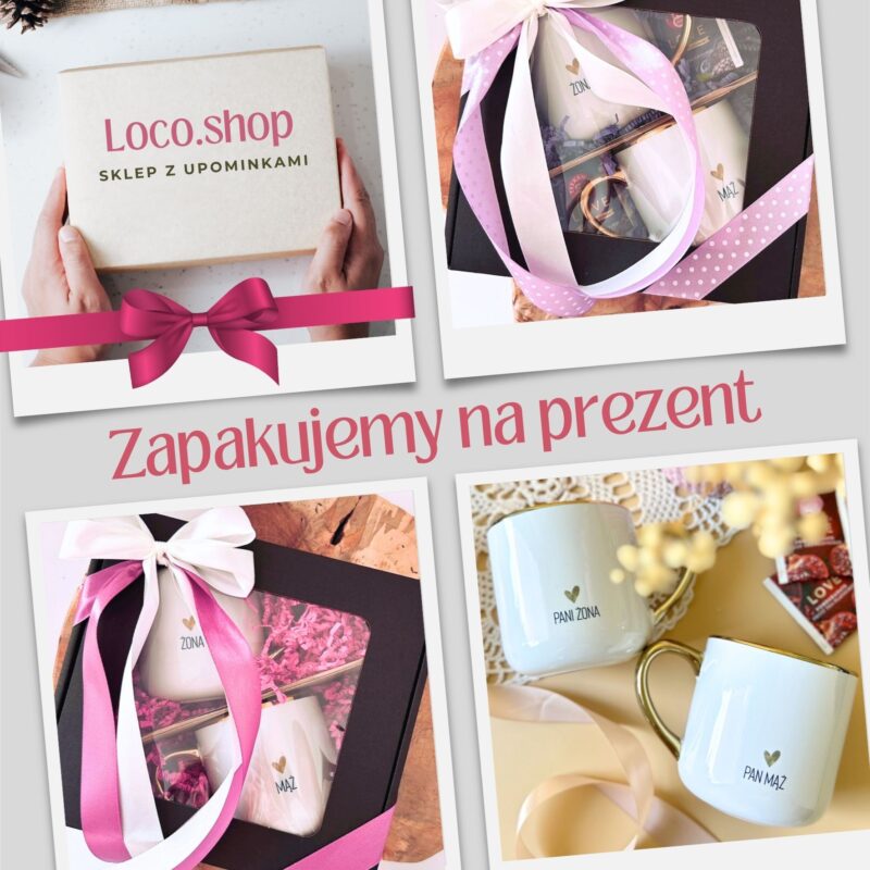Piękny zestaw dla zakochanych - prezent filiżanki dla par 290 ml na Walentynki na ślub