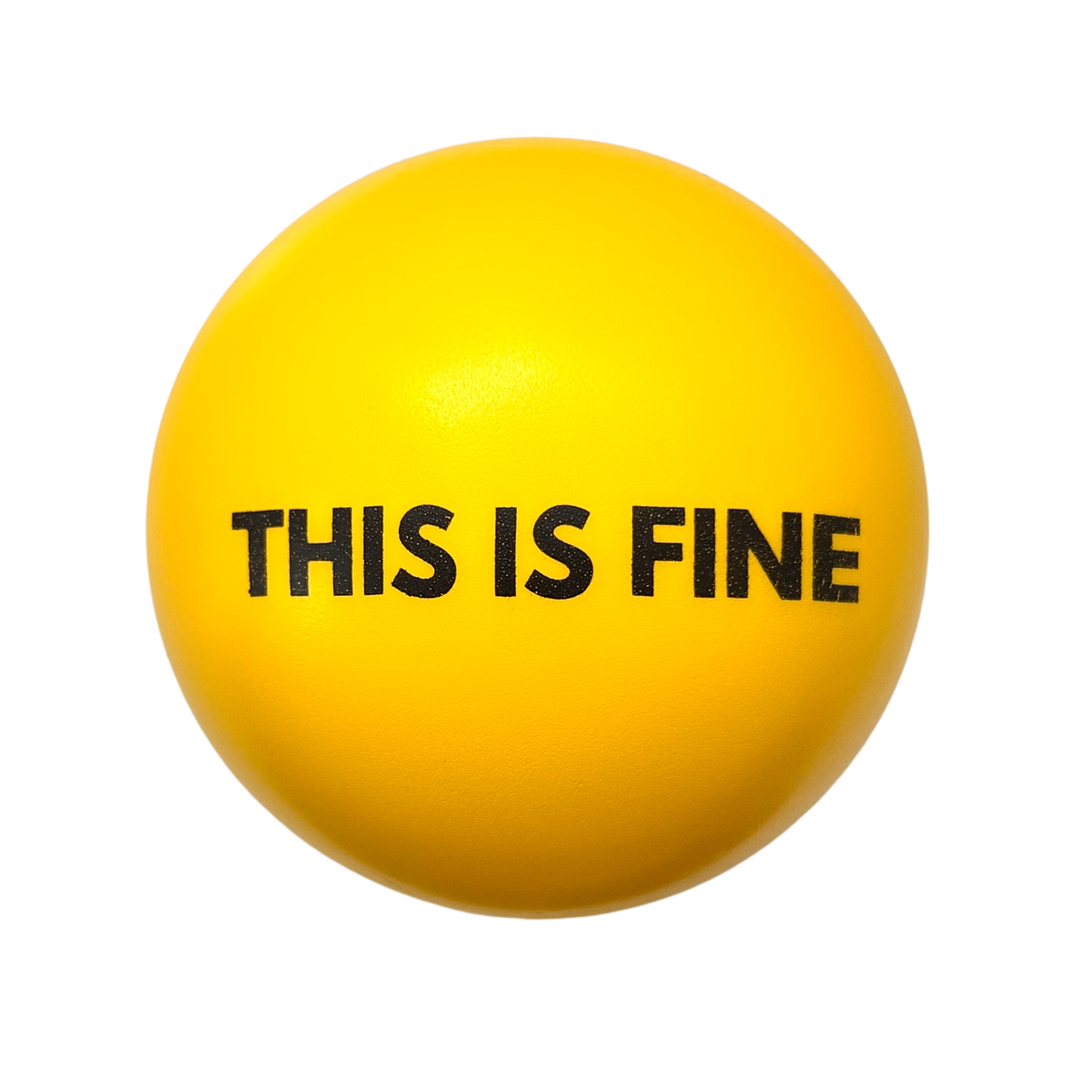 Piłka antystresowa „This Is Fine” – śmieszny gadżet do pracy i na prezent